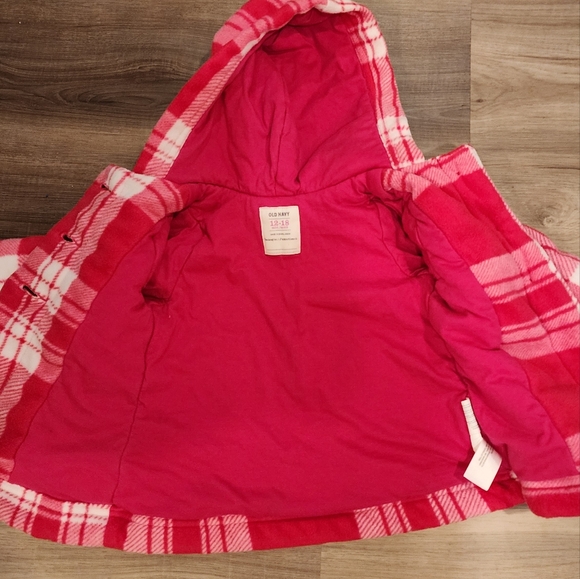 *Pink Lined Fleece Jacket* - Picture 3 of 3